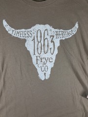 Frye & Co. Heritage Short Sleeve T-shirt Men’s 3XLT Western Steer NWT