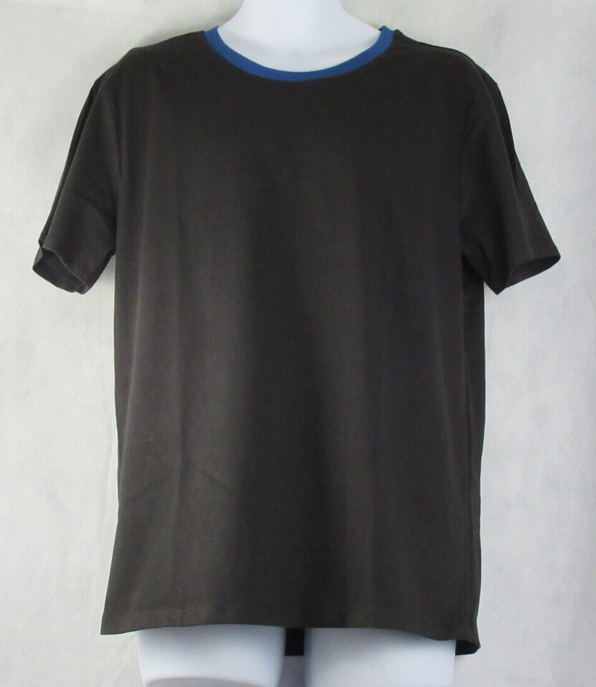And Now This Young Men’s Ringer Short-Sleeve T-Shirt, Black, XL