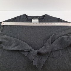 Wolverine FR Flame Resistant T-Shirt Mens XL Gray Long Sleeve Pocket NFPA 2112