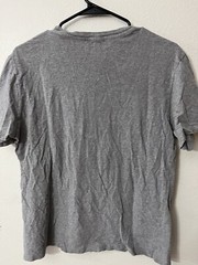 Levis Shirt Adult Medium Gray Big Logo Crew Neck Tee Men Solid