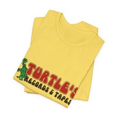 Vintage Turtles Record & Tapes Store Logo Unisex Jersey Short Sleeve T-Shirt