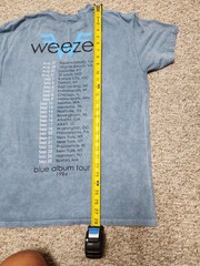 Weezer Blue Album Tour 1994 Large Mens Mineral Wash Tee Ripple Junction