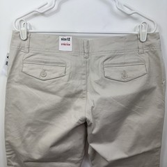 NWT Old Navy Women’s 12 Low Waist Stretch 97% Cotton Khaki Pants