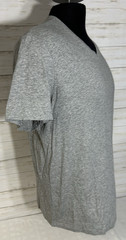 Vince V-Neck T-Shirt Gray Peruvian 100% Cotton Men’s Size LARGE