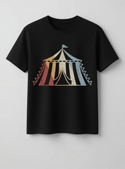 Circus Retro Style Vintage T-Shirt