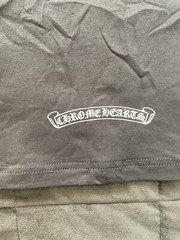 Chrome Hearts Classic Horseshoe Pocket Tee T-Shirt Gray/White