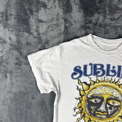 Sublime What I Got Sun T Shirt Mens M White Band Graphic 90s Style Music Tee