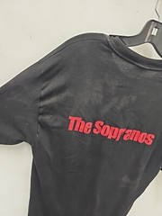 Vtg The Sopranos Men Black T Shirt TV Show Promo Tony T-Shirt Large