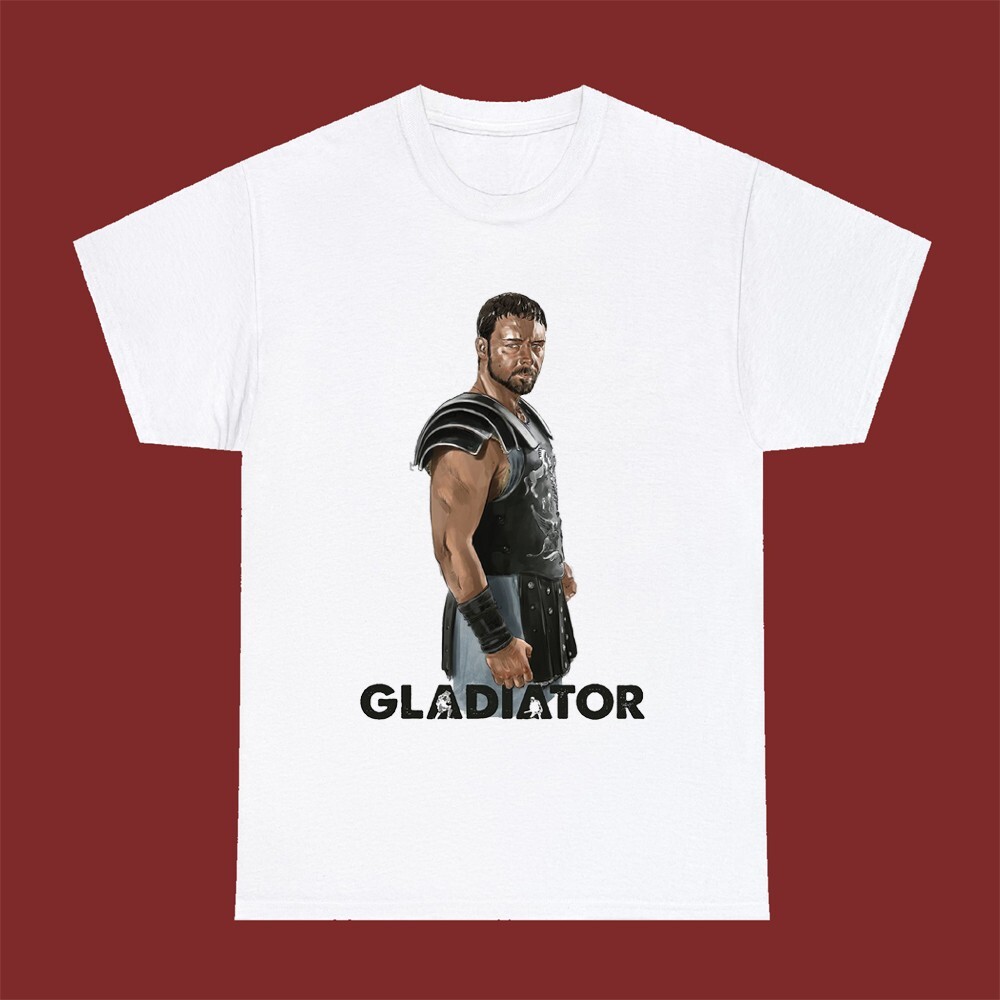 Gladiator Movie Men’s White Size S-5XL