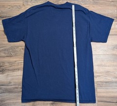 ALAB Adult LARGE Shirt Navy Blue Unisex Graphic Print Zumiez Crewneck Skate Tee