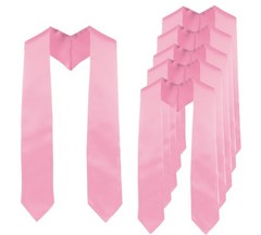6 Pieces Unisex Graduation Stole Blank Graduation Sash Plain Grad Stole, 72 I…