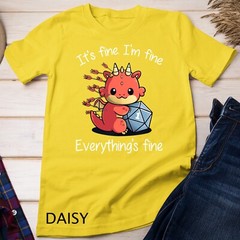 Everything’s Fine – RPG Funny Dragon Unisex T-shirt