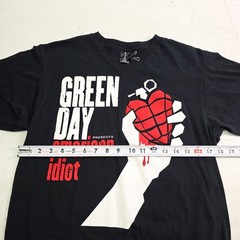 Green Day American Idiot Hand Grenade T-Shirt Black Punk Rock Men’s Sz M EUC