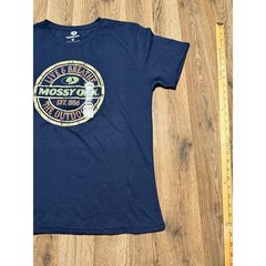 Mossy Oak T-Shirt Mens L Navy Blue Outdoors Graphic Camo Logo NEW