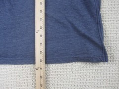 Murano Shirt Mens Extra Large Blue Casual Crew Neck Cotton Slim Fit SHort Sleeve