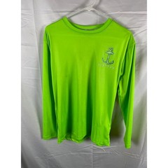 Mens Marlin Sea Themed XL No Tag Neon Green (c2/35)