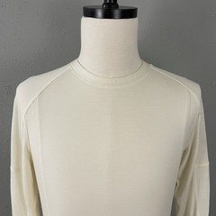 Decathlon Forclaz Mens Shirt S Ivory Bone Wicking Anti Odor Base Layer Merino