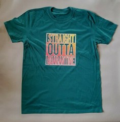 Straight Outta Quarantine Social Distancing Pandemic Graphic T-Shirts Large New