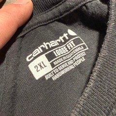 Carhartt Men’s Black and Grey T-shirt
