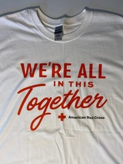 American Red Cross We’re All in This Together XL T-Shirt – Blood Donor Shirt