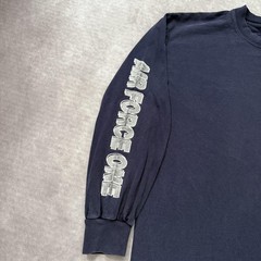Vintage Air Force One Shirt Mens XL USA Long Sleeve Military