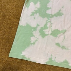 Medium Machus Private Label Tie Die Premium T Shirt Key Lime Green White PDX