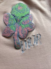 Dior X Alex Foxton Rose Embroidered T-Shirt (L) 100% Cottton