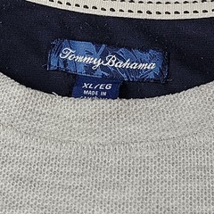 Tommy Bahama Mens Gray Long Sleeve Waffle Knit Crew Neck Shirt ZTB97769 Size XL