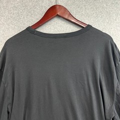 Champion Long Sleeve T-Shirt Black Garment Dye Embroidered Logo Mens Size XL NEW
