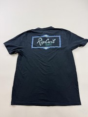 Rip Curl Shirt Mens Large Blue Tahiti Logo Graphic Tee Tagless Surf Beach