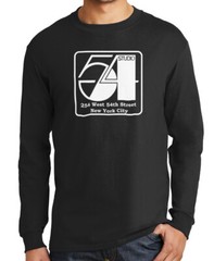 Studio 54 Long Sleeve T-Shirt 70s New York Disco Nightclub on S-3XL Cotton Tee