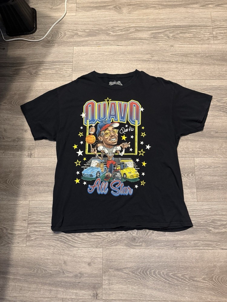 Quavo Huncho All Star Migos Graphic Men’s T-shirt Hiphop Sz XL Tee Cotton Rare