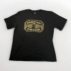 DISTRICT MADE Mens Size XL Crew Neck Short Sleeve Black Graphic Whiskey