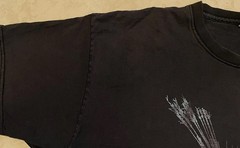 Vtg CERN Nuclear Research Thrashed Faded Shirt XL Science Space Grunge 90s Y2K