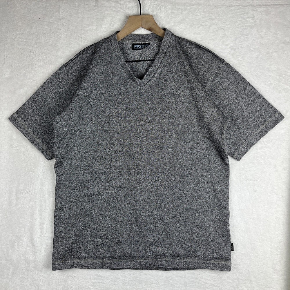 PPSS V Neck T Shirt Mens Large Cut-Tex Pro Level 5 Cut Resistant Short Sleeve