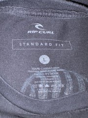 Rip Curl Black Long Sleeve Graphic T-Shirt Men’s Large Palm Tree Standard Fit