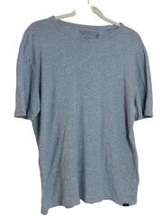Faherty Cloud Cotton Shirt Mens Large Blue Short Sleeve Crewneck Soft Tee