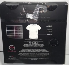 SEAN JOHN 3 Pack MENS CREW NECK T-SHIRTS BLACK Cotton Essentials Sz M NWT