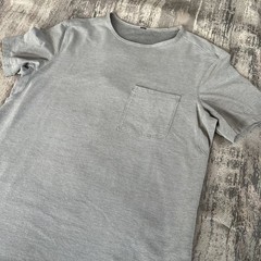 Lululemon Men’s Chest Pocket Relaxed Fit Tee Oxford – Grey – Medium