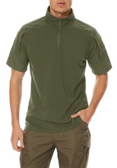 Men’s Tactical Short Sleeve Shirts 1/4 Zip Outdoor Pullover Slim Fit Work Shirts