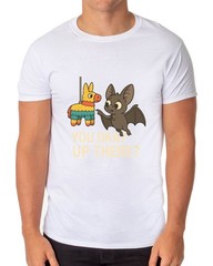 PJammy Halloween T-Shirt Men’s You Okay Up There Short Sleeve Tee