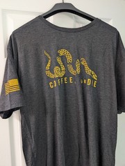 BRCC BLACK RIFLE COFFEE CO NEW T SHIRT Men’s 3XL COFFEE OR DIE SNAKE