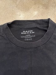 Zach Bryan Quittin Time Tour Tee 2024 Men’s Medium Black Red Country Music USA