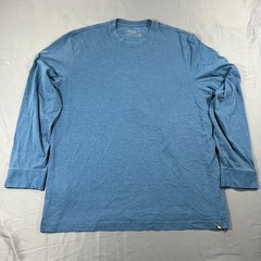Eddie Bauer Legend Wash Shirt Mens XL Tall Blue Cotton Crew Neck Streetwear