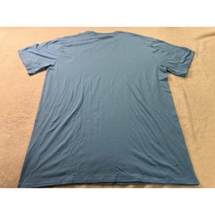Royal Avalon Mens XL Bamboo Cotton UPF 50+ Sun Protection T-Shirt Sky Blue