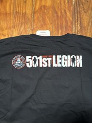 501st Legion Darth “Vader’s Fist” Star Wars 100% Cotton Black T-Shirt Adult M