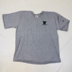 Vintage Williston School Cotton Exchange Embroidered Gray T-Shirt Size XL USA