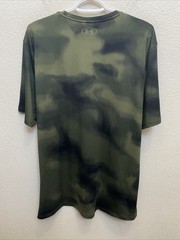 NEW Under Armour Rush Men’s XL Green Vanish Energy Printed SS Loose Fit T-Shirt