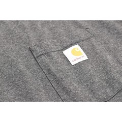 Carhartt K87 Pocket Tee Shirt Mens 2XL Tall Loose Fit Gray Short Sleeve Workwear