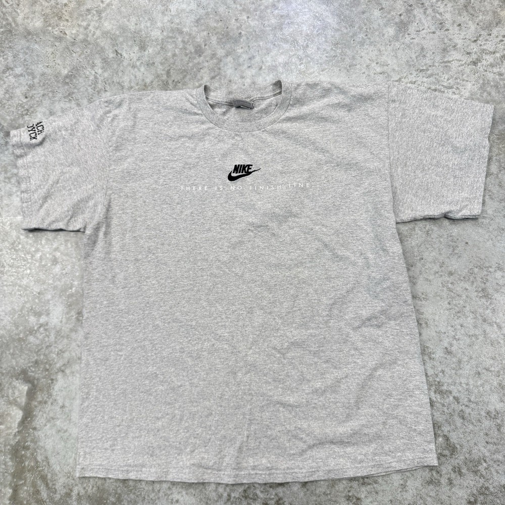 Vintage Nike shirt Adult Extra Large 90s There is no Finish line embroidered y2k